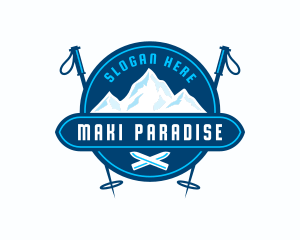 Mountain Ski Sports logo design