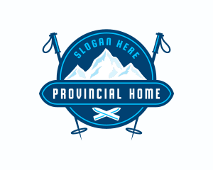 Mountain Ski Sports logo design