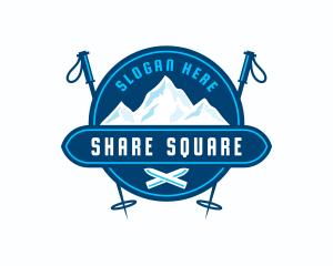 Mountain Ski Sports logo design