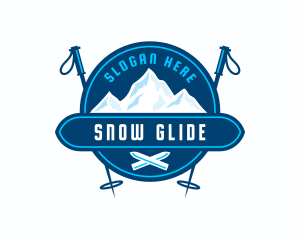 Mountain Ski Sports logo design