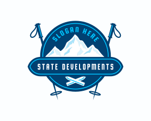 Mountain Ski Sports logo design