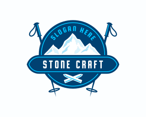 Mountain Ski Sports logo design