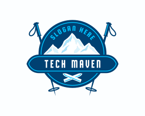 Mountain Ski Sports logo design