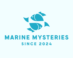 Seafood Marine Fish logo design