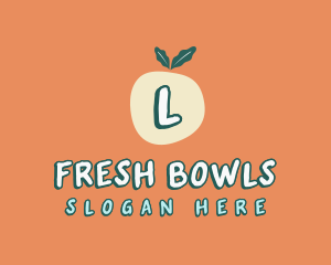 Cute Fresh Fruit logo design