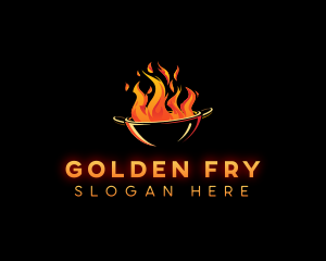 Flaming Wok Cooking logo