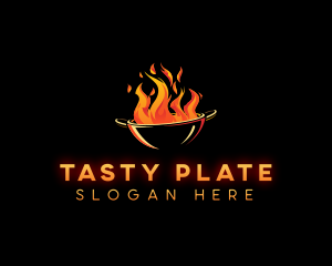 Flaming Wok Cooking logo