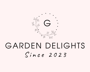 Flower Garden Decoration logo design