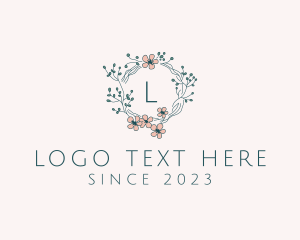 Flower Vine Nature Garland logo