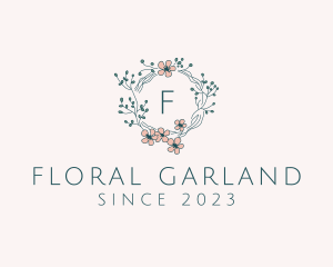 Flower Vine Nature Garland logo