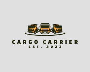 Big Cargo Truck Courier logo design