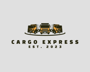 Big Cargo Truck Courier logo design