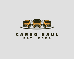 Big Cargo Truck Courier logo design