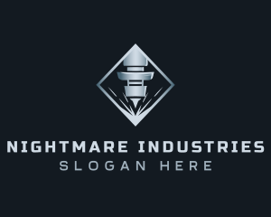 Industrial Laser Cutting logo design