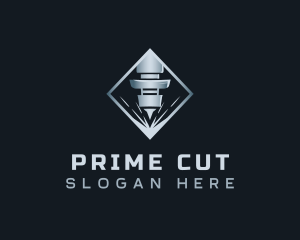 Industrial Laser Cutting logo design