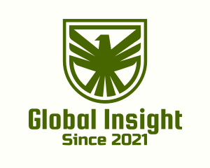 Green Eagle Crest logo