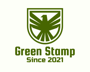 Green Eagle Crest logo design