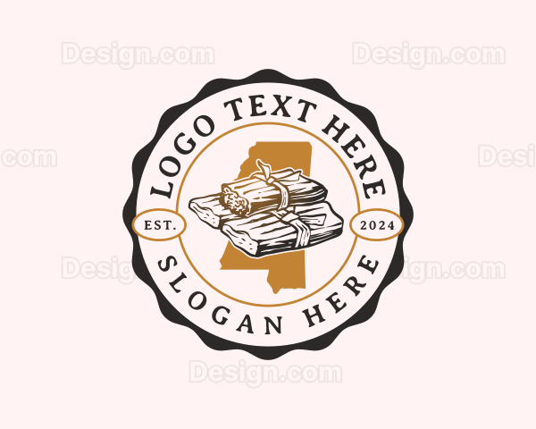 Mississippi Tamales Food Logo