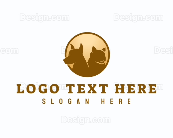 Dog Cat Pet Logo