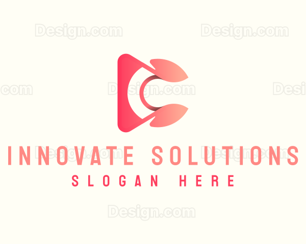 Startup Advertising  Letter C Logo