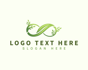 Infinity Plant Leaf logo
