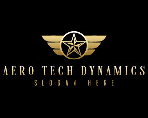 Star Wings Aviation logo design