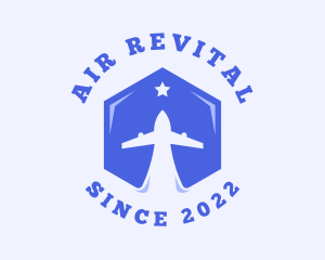 Air Travel Plane Booking logo design