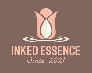 Rose Scented Oil  logo design