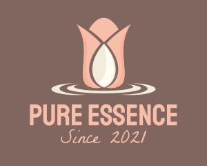 Rose Scented Oil  logo design