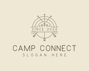 Arrow Tree Camp logo design