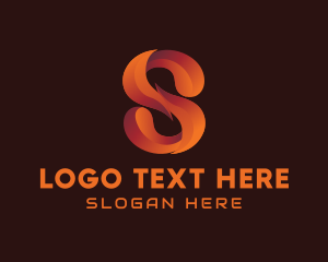 Modern Gradient Letter S logo