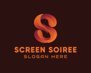 Modern Gradient Letter S logo design