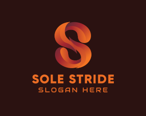 Modern Gradient Letter S logo design