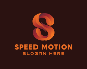 Modern Gradient Letter S logo design