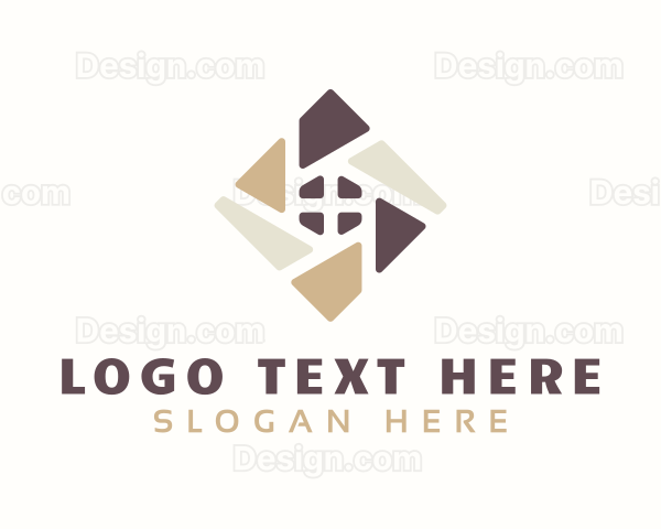 Tiling Interior Design Logo