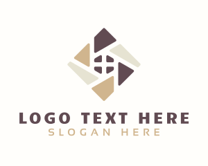 Tiling Interior Design Logo