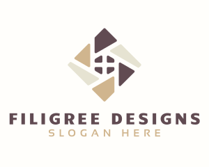 Tiling Interior Design logo design