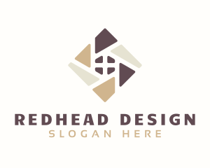 Tiling Interior Design logo design