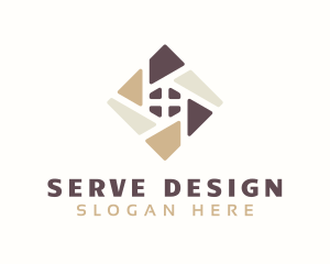 Tiling Interior Design logo design