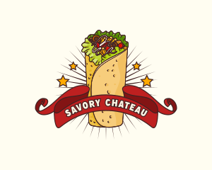 Burrito Wrap Restaurant logo design