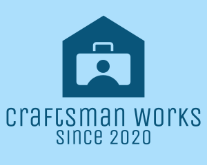 Briefcase Home Business Work logo design