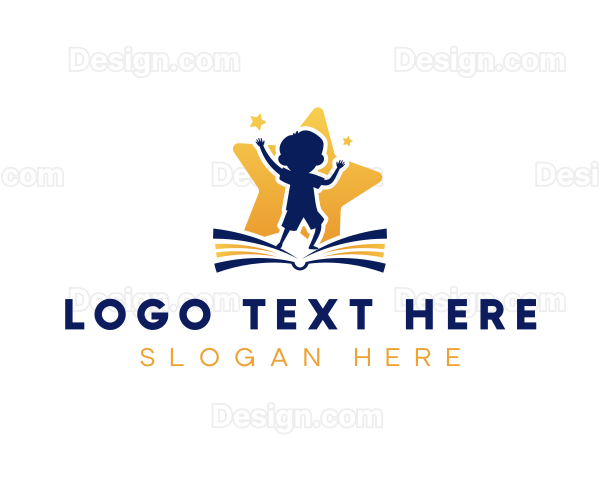 Preschool Book Education Logo