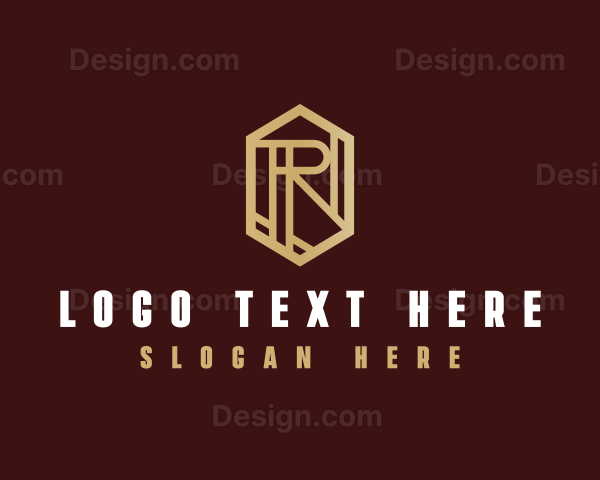 Premium Geometric Letter R Logo