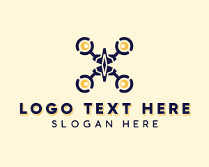 Aerial Quadcopter Drone logo