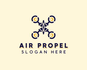 Aerial Quadcopter Drone logo