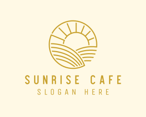 Sunrise Farm Field logo design