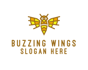 Wasp Insect Wings logo