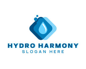 Liquid Water Droplet logo