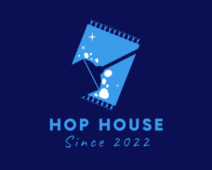 House Cleaning Mop logo design