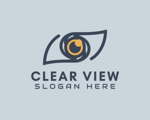 Eye Surveillance Security logo design